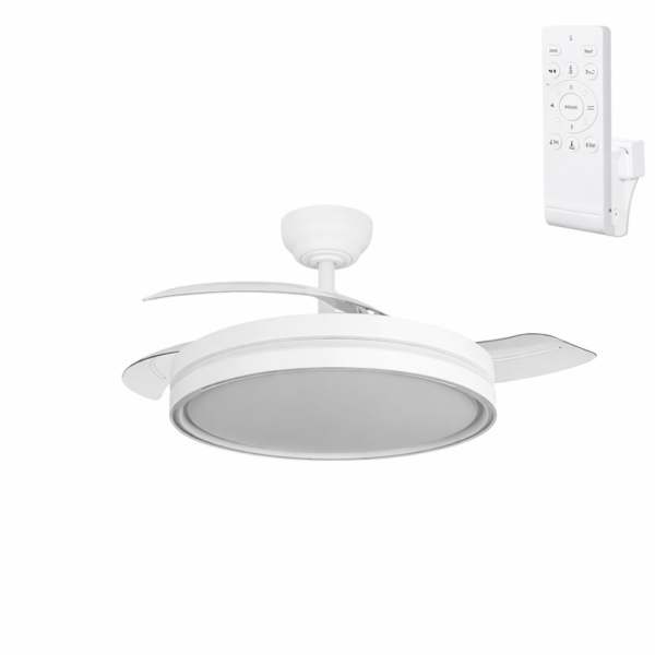 Ventilador Dc Blanco Función Verano-Invierno 60w 6980lm 3500-4000-6500k