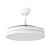 Ventilador DC "Marele· Función Verano-Invierno 48W Blanco 3 Aspas 5040lm 3500-4000-6500k Remoto y Temporizador