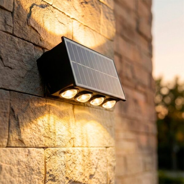 Aplique LED Solar Panel 3.0W Batería 3,7V IP65