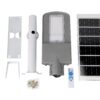 Farola LED Solar 100W 5000K Panel 6V 25W Batería 20Ah Sensor Crepuscular /Control Remoto