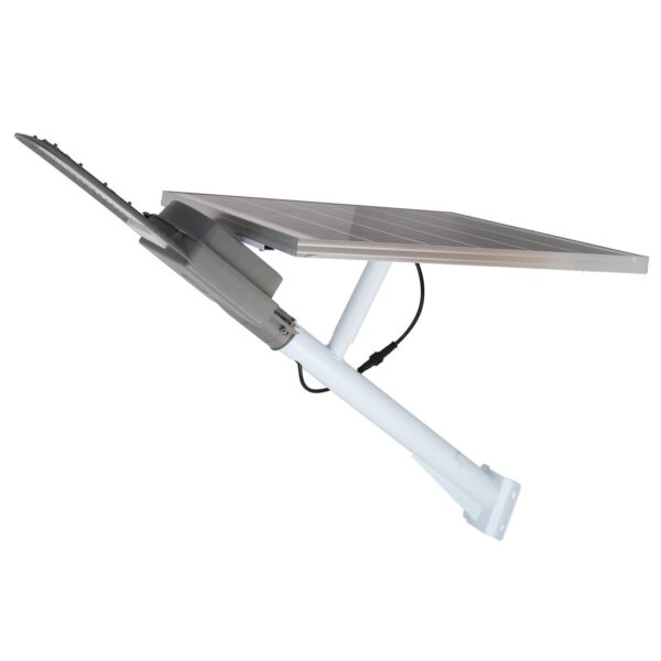 Farola LED Solar 300W 5000K Panel 6V 45W Batería 42Ah Sensor Crepuscular /Control Remoto