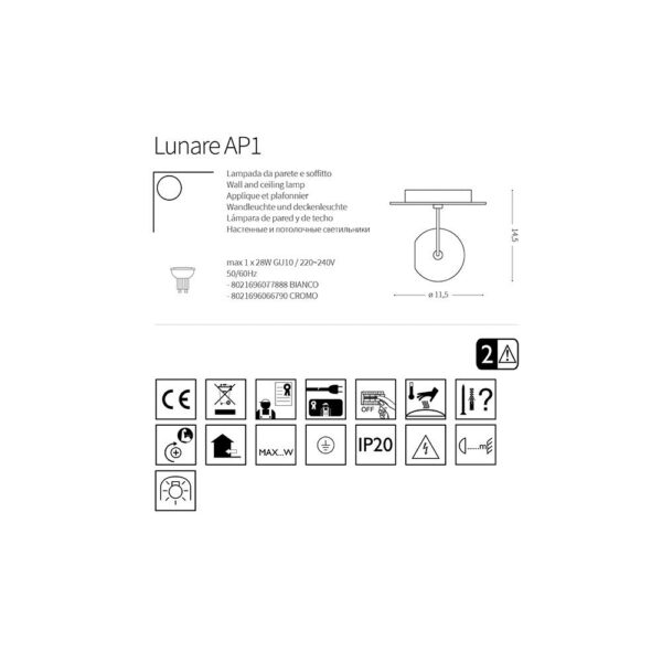 Aplique "Lunare" [I-L-77888