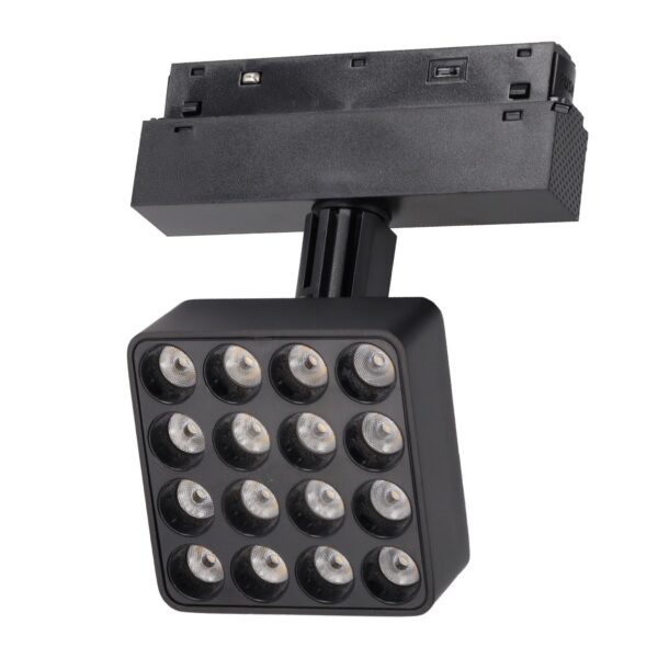 Luminaria LED Magnética para Carril 16W 97x97mm 90Lm/W CCT (Tonalidad Luz Ajustable)