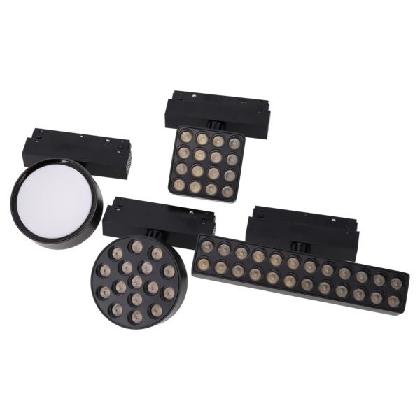 Luminaria LED Magnética para Carril 16W 97x97mm 90Lm/W CCT (Tonalidad Luz Ajustable)