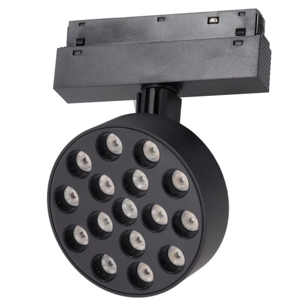 Luminaria LED Magnética para Carril 16W Ø97mm 90Lm/W CCT (Tonalidad Luz Ajustable)