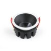 Downlight LED 8W CCT Chip OSRAM Corte Ø 75mm Reflector Negro