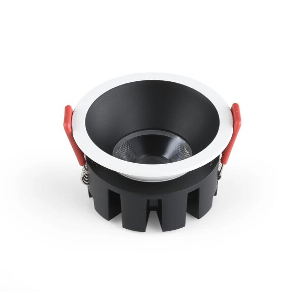 Downlight LED 8W CCT Chip OSRAM Corte Ø 75mm Reflector Negro