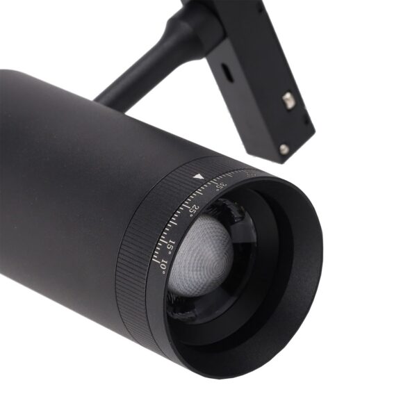 Luminaria LED Magnética para Carril 15W 15-60º 55x120mm 90Lm/W LED Bridgelux CCT (Tonalidad Luz Ajustable)