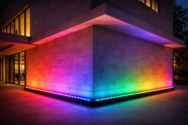 Bañador de Pared LED 80W 100Lm/W 30º RGB/CW Mando a Distancia Sistema TUYA