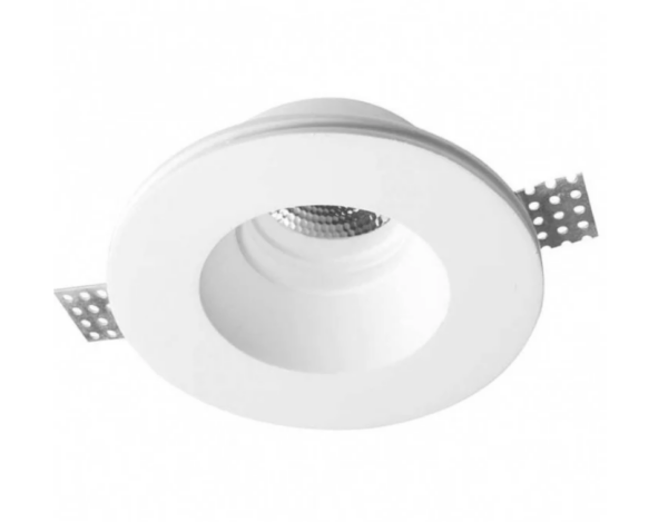 Aro downlight empotrable redondo de Escayola GU10 "Polaris"