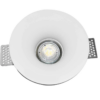 Aro downlight empotrable redondo de Escayola GU10 "Aurea"