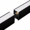 Regleta LED Enlazable 38W 3800Lm 150cm IP20 CCT 3000-6500K (Tonalidad Luz Regulable) 75º  Superficie/ Suspendida Acabado Negro