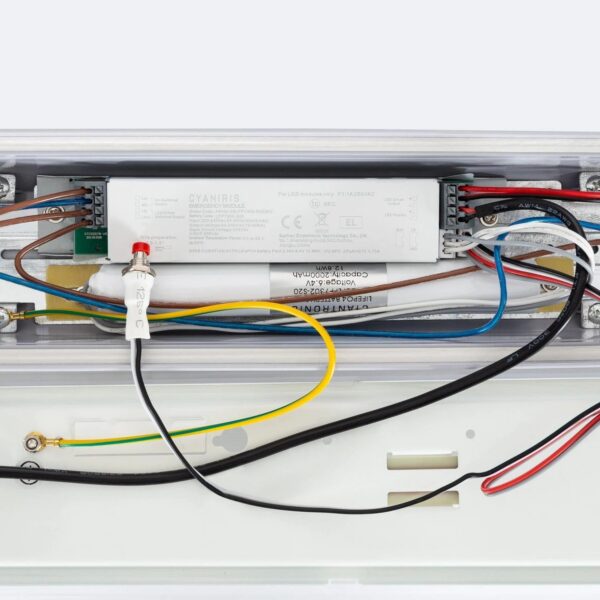 Equipo Estanco Enlazable Kit de Emergencia LED 40W 4800Lm IP65 CCT (Tonalidad Luz Regulable) 3000-6500ºK 110º Regulable Tridonic