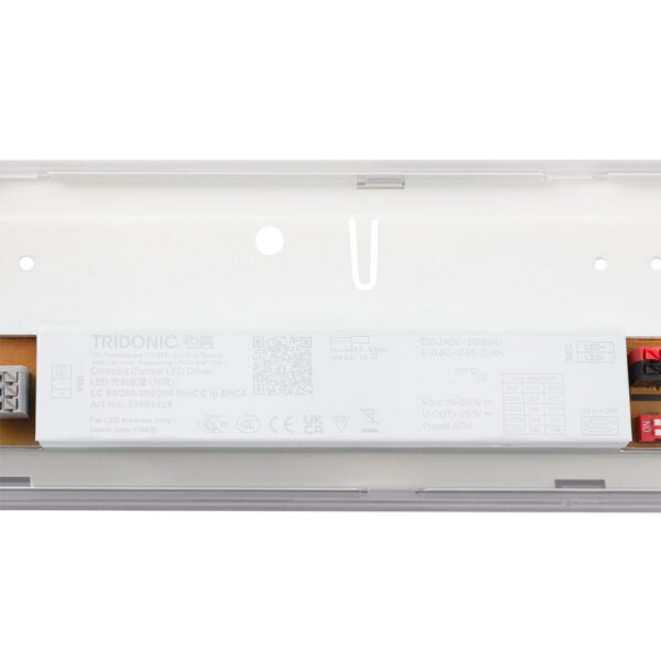 Equipo Estanco LED Enlazable 60W Kit de Emergencia 7200Lm IP65 CCT (Tonalidad Luz Regulable) 3000-6500ºK 110º Regulable Tridonic