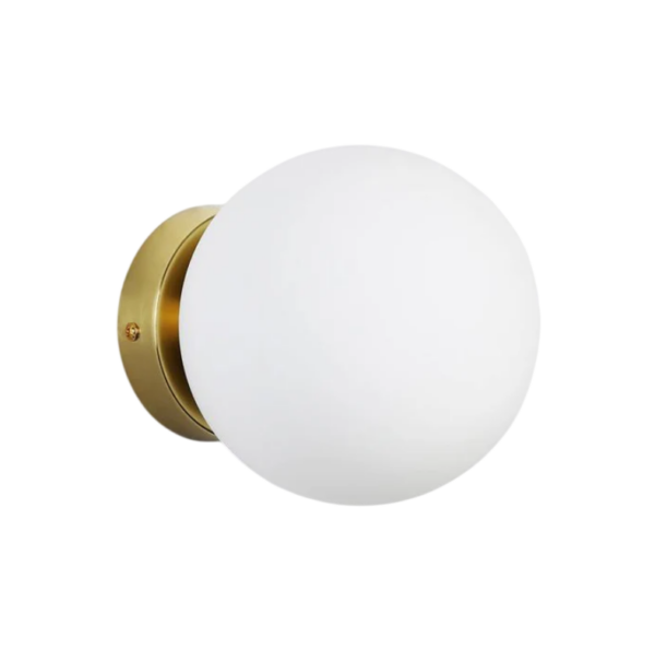 Aplique de pared bola cristal "Alba"