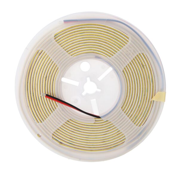 Tira Flexible LED Iluminación Lateral 10W/M 24VDC COB 480Leds/M 1200Lm/M  IP20 6000ºK 5 Metros