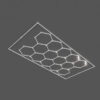 Regleta para Panal 7W 44Cm 110Lm/W 220VAC Blanco Frío