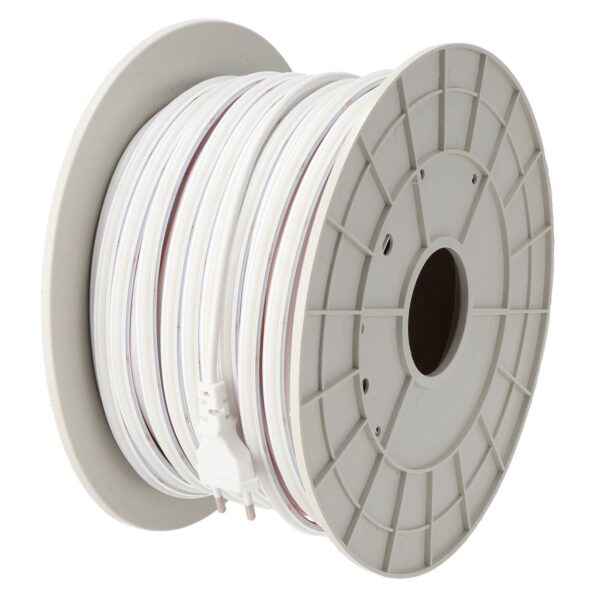 Tira Flexible LED 12W/M 230VAC 286LEDs/M SMD2025 1800Lm/M IP65 6000ºK 50 Metros