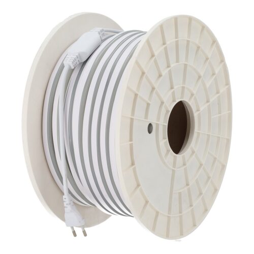 Tira Flexible LED 10W/M 220VAC 120LEDs/M SMD2835 IP65 6000ºK 50 Metros