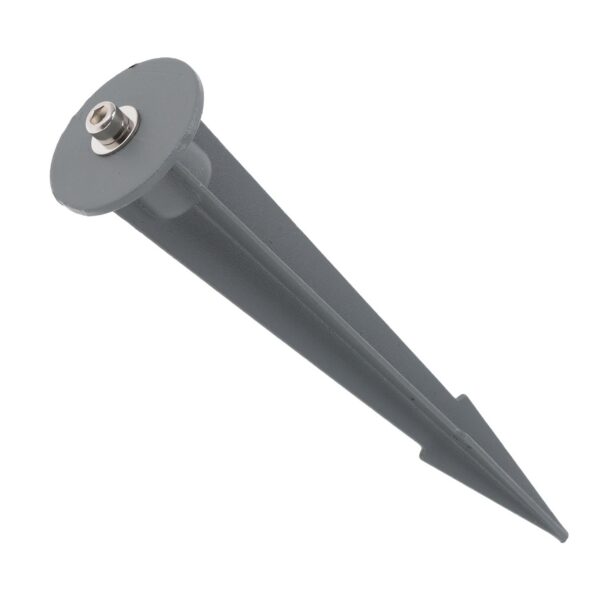 Foco Led con Pincho Jardín 10W IP65 2700ºK Acabado Gris