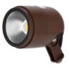 Foco Led con Pincho Jardín 12W IP65 2700ºK Acabado Marrón