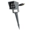 Foco Led con Pincho Jardín 4W IP65 2700ºK Acabado Gris