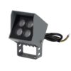 Foco Led con Pincho Jardín 4W IP65 2700ºK Acabado Gris