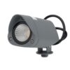 Foco Led con Pincho Jardín 7W IP65 2700ºK Acabado Gris