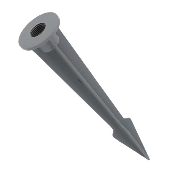 Foco Led con Pincho Jardín 7W IP65 2700ºK Acabado Gris