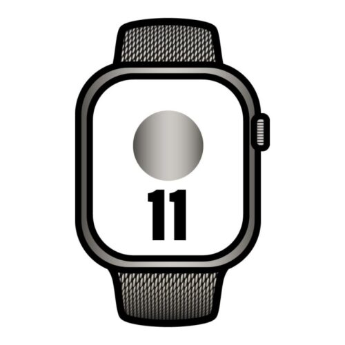 Apple Watch Series 11/ GPS / Cellular/ 46mm/ Titanio Natural/ Correa Milanese Natural S/M
