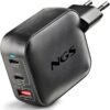 art_ngs-carga20bud20100w20tiny20bk_1 Cargador de Pared GaN NGS BUD100WTINY 100W/ 2xUSB Tipo-C/ 1xUSB/ 100W