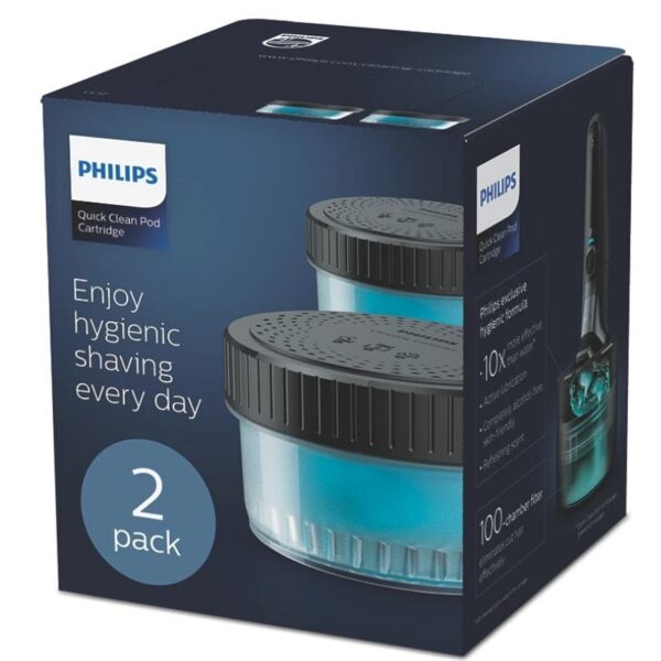 art_phil-limpieza20cc122050_2 Cartucho de dosis de limpieza rápida Philips CC12/50/ para Afeitadoras Philips/ 2 Unidades