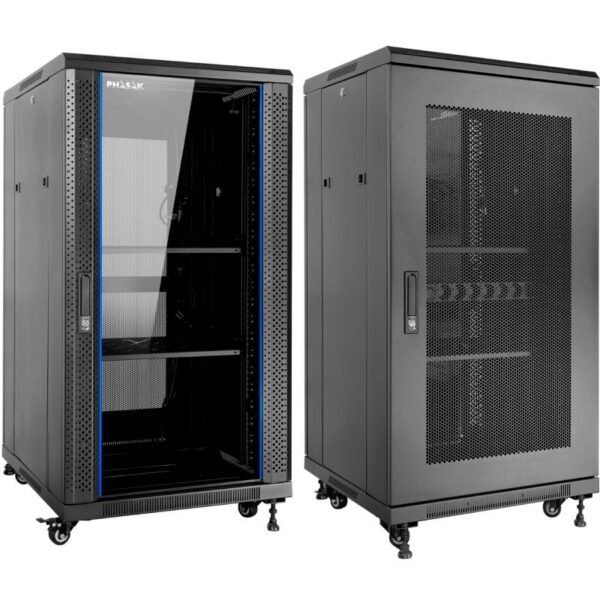 art_phk-rack20pho206618_1 Armario Rack Mural Montado Phasak PHO 6618/ 19"/ Altura 18U