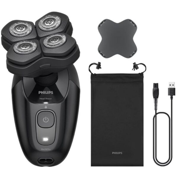 art_phpae-afe20hs59802015_1 Afeitadora Philips Head Shaver Pro 5000 Series HS5980/15/ con Batería