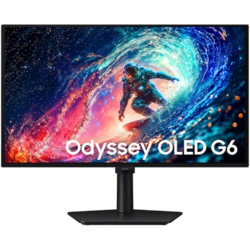 art_sam-m20s27hg612su_1 Monitor Gaming Samsung Odyssey OLED G6 G61SH S27HG612SU 27"/ QHD/ 0.03ms/ 240Hz/ QD-OLED/ Regulable en altura/ Negro