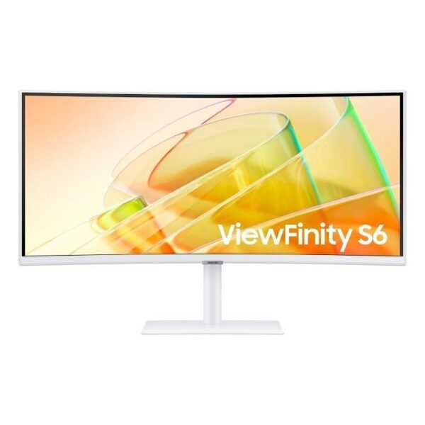 art_sam-m20s34c650tau_1 Monitor Profesional Ultraparonámico Curvo Samsung ViewFinity S6 S34C650TAU 34"/ UWQHD/ Multimedia/ Regulable en altura/ Blanco