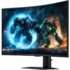 Monitor Gaming Curvo Samsung Odyssey G7 G75F 37"/ 4K/ 1ms/ 165Hz/ VA/ Regulable en altura/ Negro