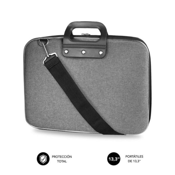 art_sub-mal20lb-eva0015_1 Maletín Subblim EVA Laptop Bag PL para Portátiles hasta 13.3"/ Cinta para Trolley/ Gris