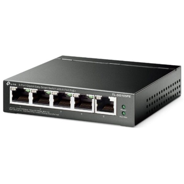 art_tpl-switch20tl-sg105pe20v2_2 Switch TP-Link TL-SG105PE 5 Puertos/ RJ-45 10/100/1000 PoE
