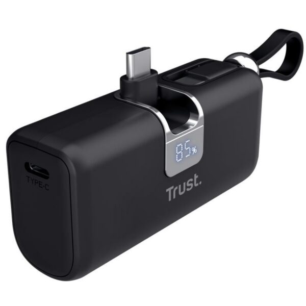 art_tru-bat20pacto20500020bk_1 Powerbank 5000mAh Trust Pacto 26104/ 18W/ Negra