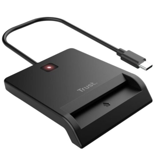 art_tru-dni2026253_1 Lector de Tarjetas Inteligentes Trust Primo 26253/ USB Tipo-C/ Negro
