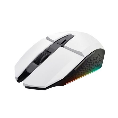 art_tru-mou20gxt2011020felox20wh_1 Ratón Gaming Inalámbrico Trust Gaming GXT 110 Felox/ Batería recargable/ Hasta 4800 DPI/ Blanco
