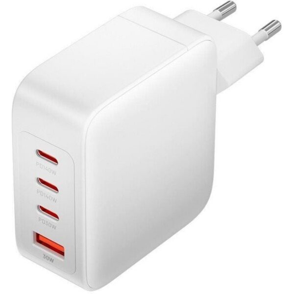 art_ven-carga20feiw0-eu_1 Cargador de Pared GaN Vention FEIW0-EU/ 3xUSB Tipo-C + Cable USB Tipo-C/ 1xUSB/ 140W