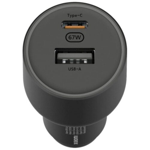 art_xia-carga20coche2067w20usbac20bk_1 Cargador de Coche Xiaomi 67W USB-A Tipo-C/ 1xUSB-A/ 1xUSB Tipo-C/ 67W