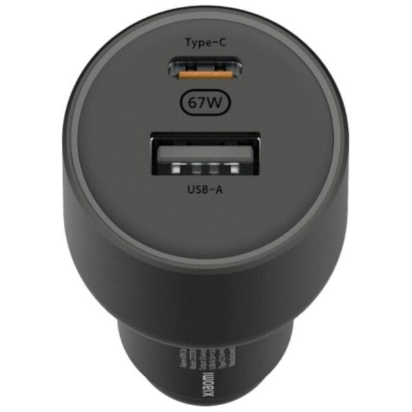 art_xia-carga20coche2067w20usbac20bk_1 Cargador de Coche Xiaomi 67W USB-A Tipo-C/ 1xUSB-A/ 1xUSB Tipo-C/ 67W