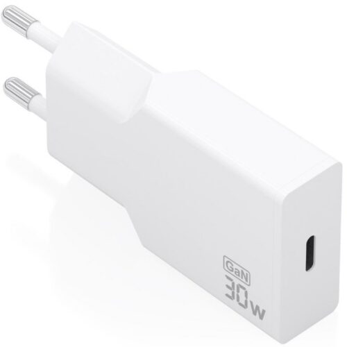 art_ais-carga20a110-1001_1 Cargador de Pared GaN Aisens A110-1001/ 1xUSB Tipo-C/ 30W/ Blanco