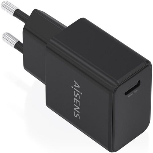 art_ais-carga20a110-1024_1 Cargador de Pared GaN Aisens A110-1024/ 1xUSB Tipo-C/ 20W/ Negro