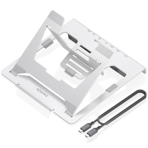 art_ais-hub20asuc-7p045-gr_2 Soporte de Sobremesa - Docking USB Tipo-C Aisens ASUC-7P045-GR/ 1xUSB/ 1xUSB Tipo-C/ 1xHDMI/ 1xRJ45/ 1xLector de Tarjetas/ 1xUSB Tipo-C PD/ Gris