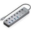 art_ais-hub20asuc-8p044-gr_2 Hub USB Tipo-C 3.2 Aisens ASUC-8P044-GR/ 4xUSB/ 3xUSB Tipo-C/ 1xUSB Tipo-C PD/ Gris