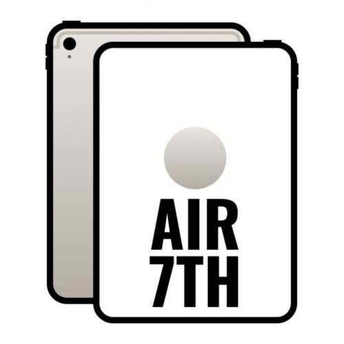 art_apl-ipad20mcg24tybardera_1 Apple iPad Air 11" 7th Wi-Fi Cell/ 5G/ M3/ 256 GB/ Blanco Estrella